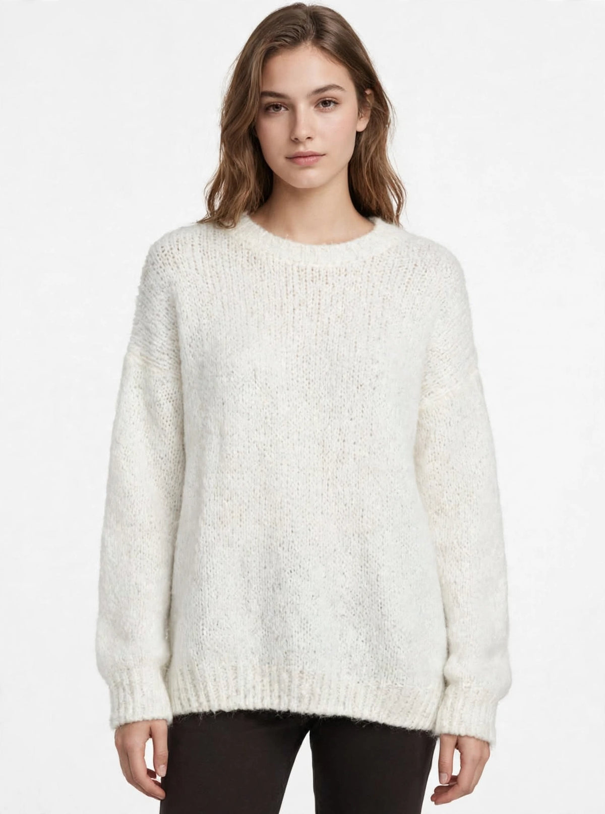 Maglione Mohair Bianco