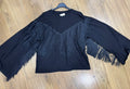 Maglia maniche lunghe con frange