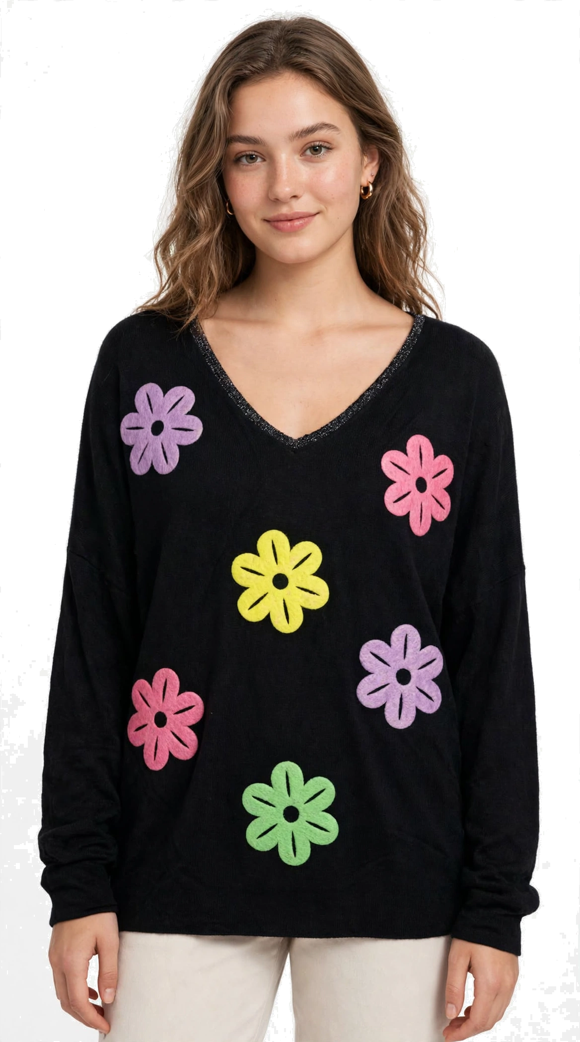 Maglia in viscosa e lana  tg unica