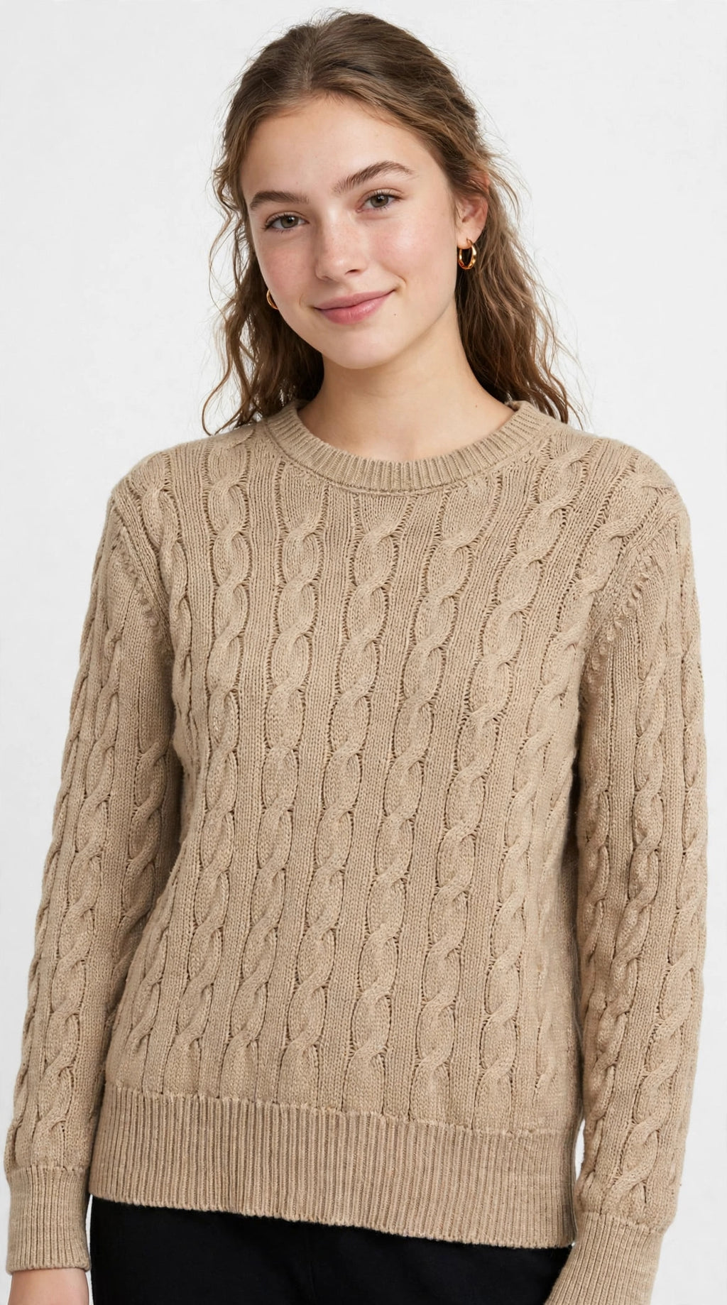 Maglione intrecciato