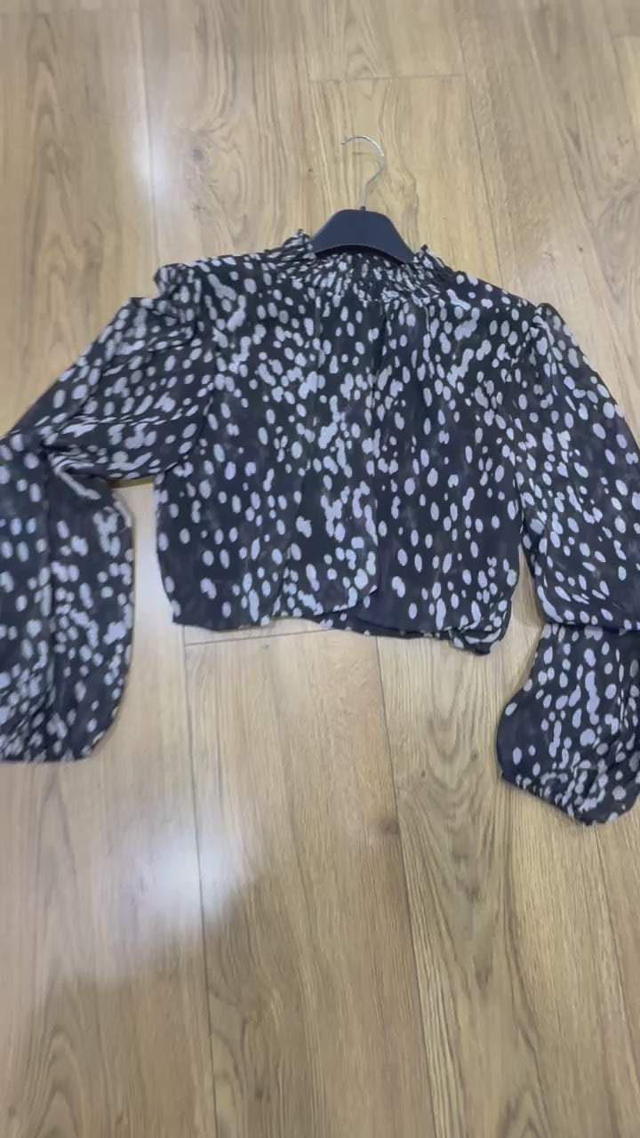 Camicia maglia  in tulle